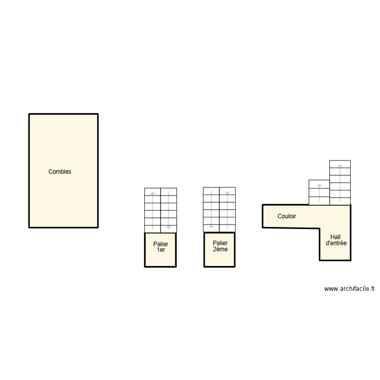 QUIMPER SCI ARCADE 5. Plan de 4 pièces et 15 m2