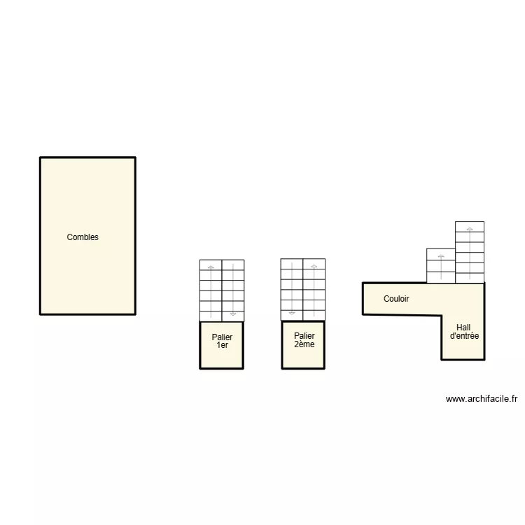 QUIMPER SCI ARCADE 5. Plan de 