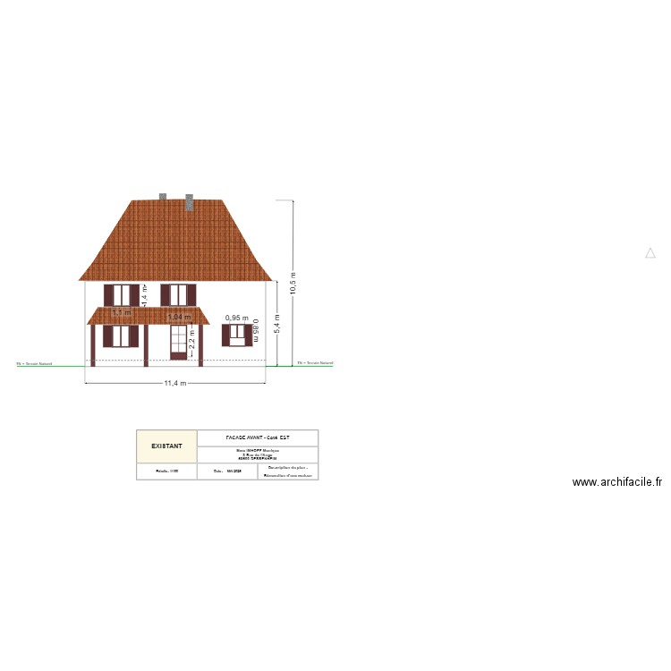 IMHOFF FACE EST EXISTANT. Plan de 0 pièce et 0 m2