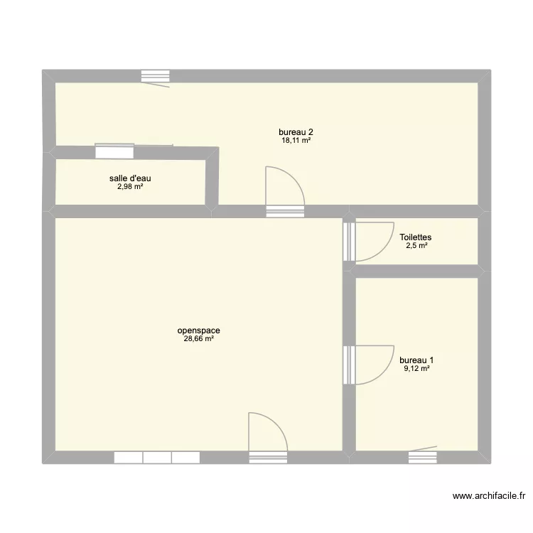 lunel 3. Plan de 5 et 61 m² lunel 3. Plan de 5 et 61 m²