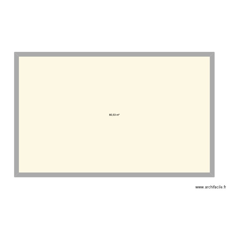 maison isle. Plan de 1 pièce et 81 m2