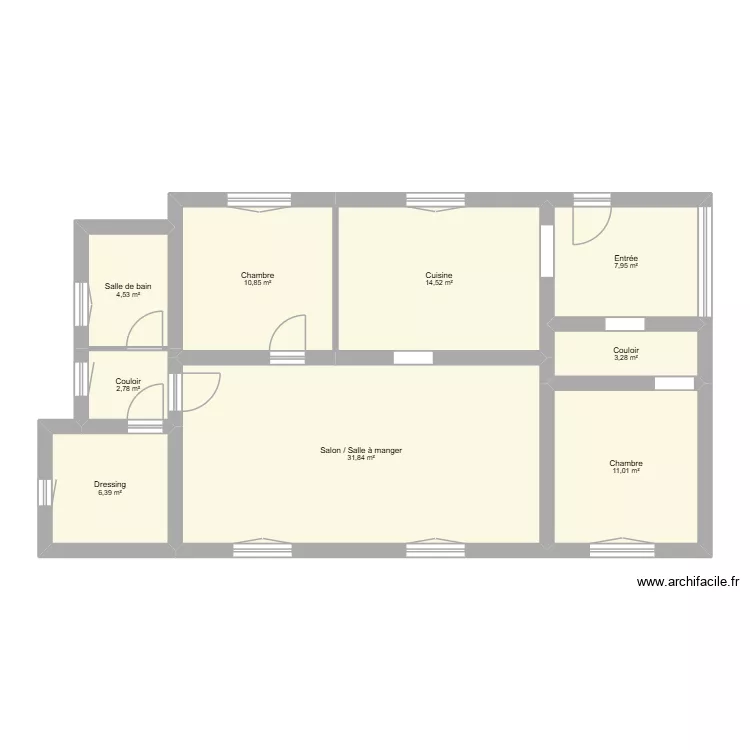 Fornelli - Po - Sisco. Plan de 9 Pièces et 93 m²