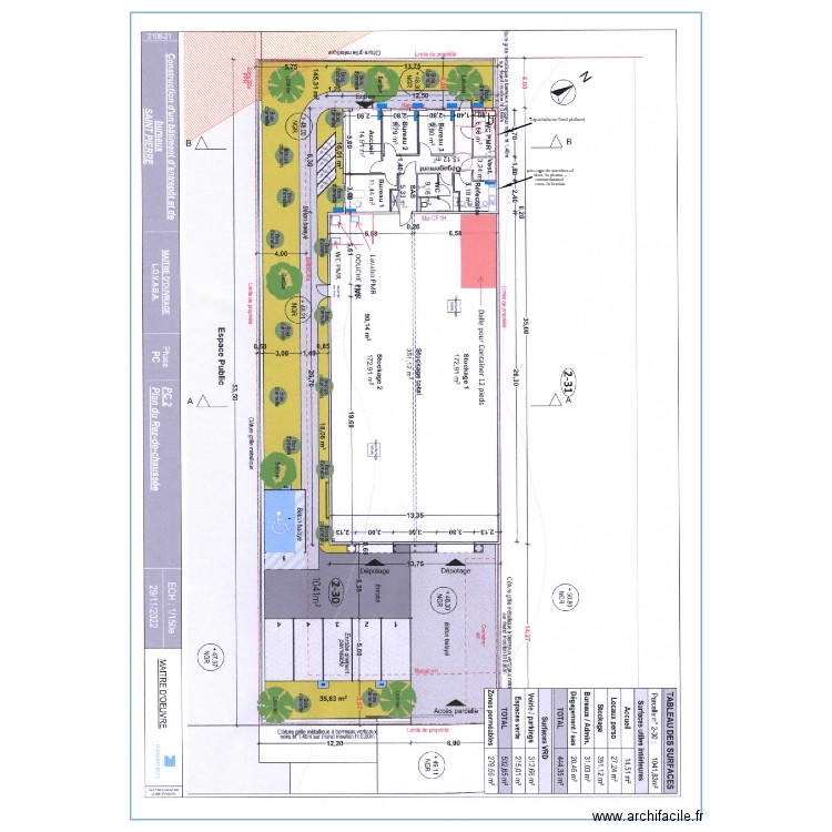 SCI LOVABA . Plan de 0 pièce et 0 m2