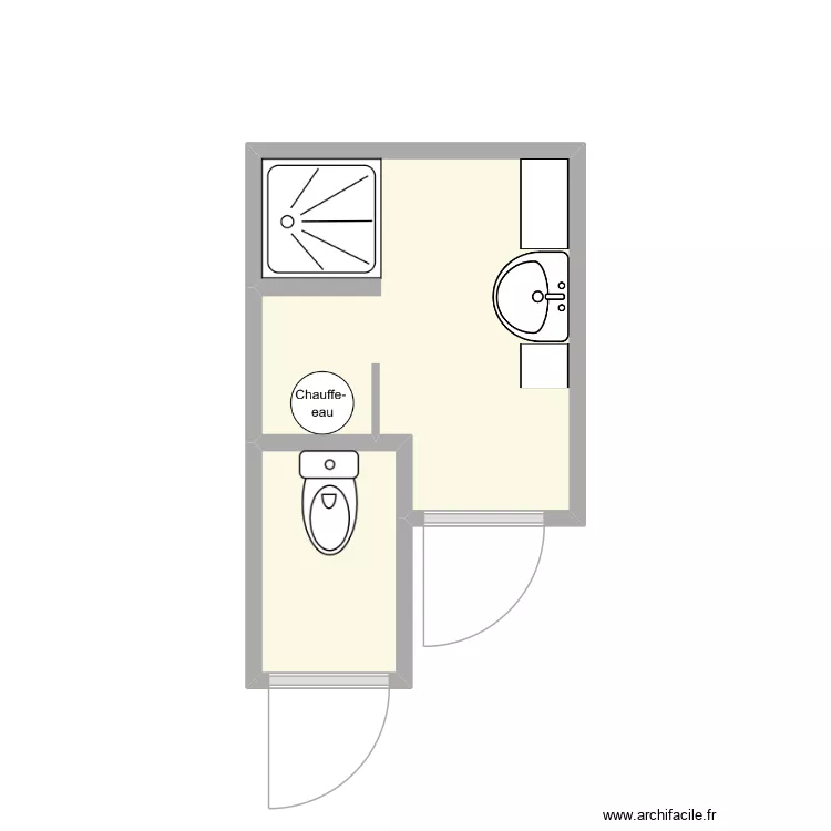 VASD IB. Plan de 2 et 6 m² VASD IB. Plan de 2 et 6 m²