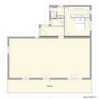 Agrandissement  - Version 40m² - avec mur intérieur - V2