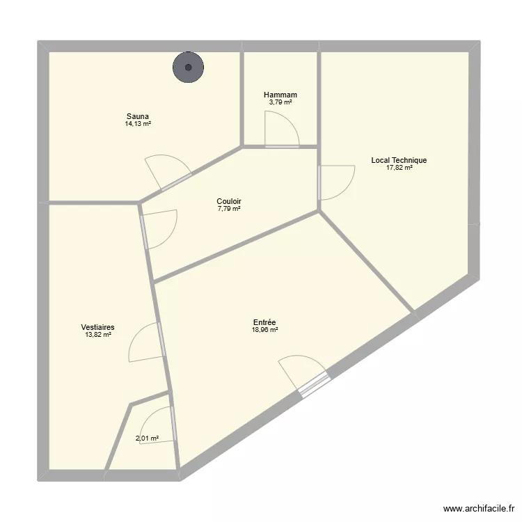 DOMAINE VAREILLES. Plan de 