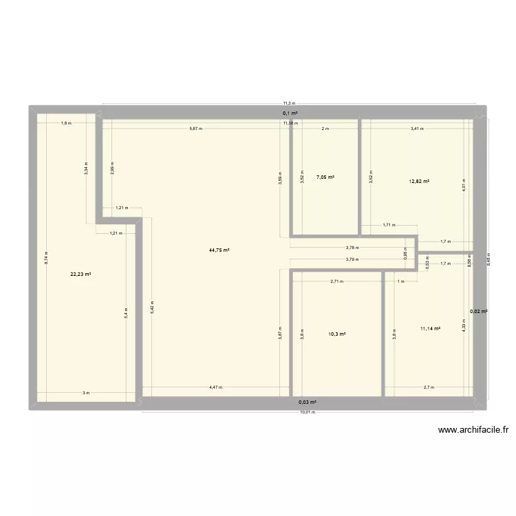 Vigneux de Bretagne bis. Plan de 9 et 108 m² Vigneux de Bretagne bis. Plan de 9 et 108 m²