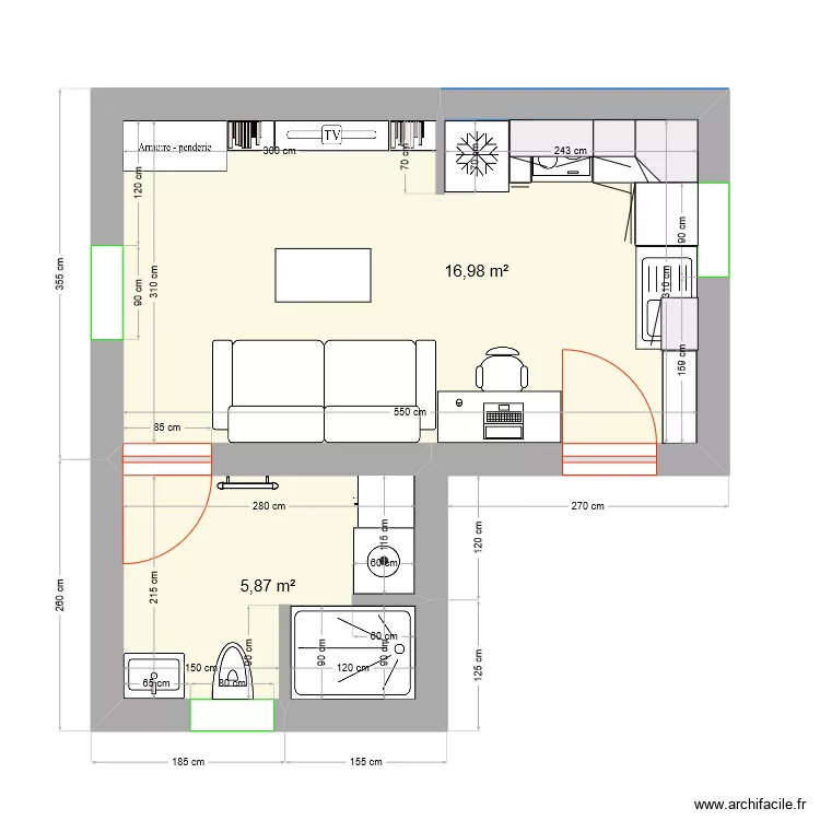 Sans Extention. Plan de Sans Extention. Plan de