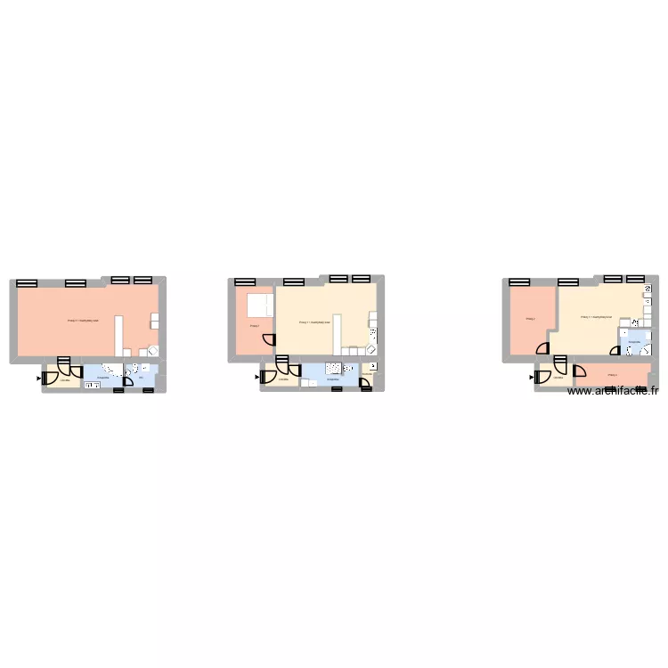 Př&iacute;vozsk&aacute; 1613, byt 14. Plan de 21  et 338 m²