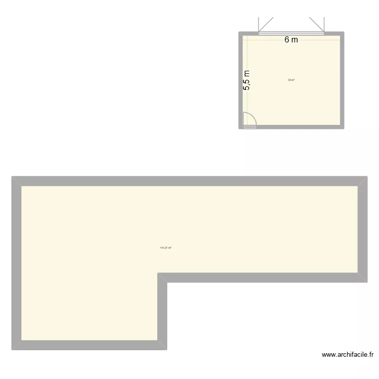 rdc 1. Plan de 2 et 177 m² rdc 1. Plan de 2 et 177 m²