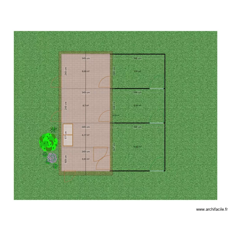 Chenil. Plan de Chenil. Plan de