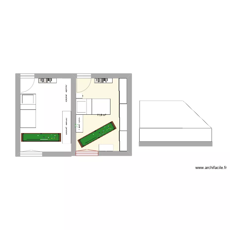 chambre 1. Plan de chambre 1. Plan de