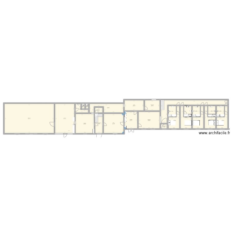 Les 3 saules v1. Plan de 25 pièces et 427 m2