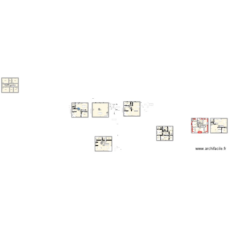 Brumath. Plan de 52 pièces et 590 m2