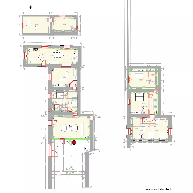 MAISON RANCHAL PLAN tirage papier 31-7-24 . Plan de 