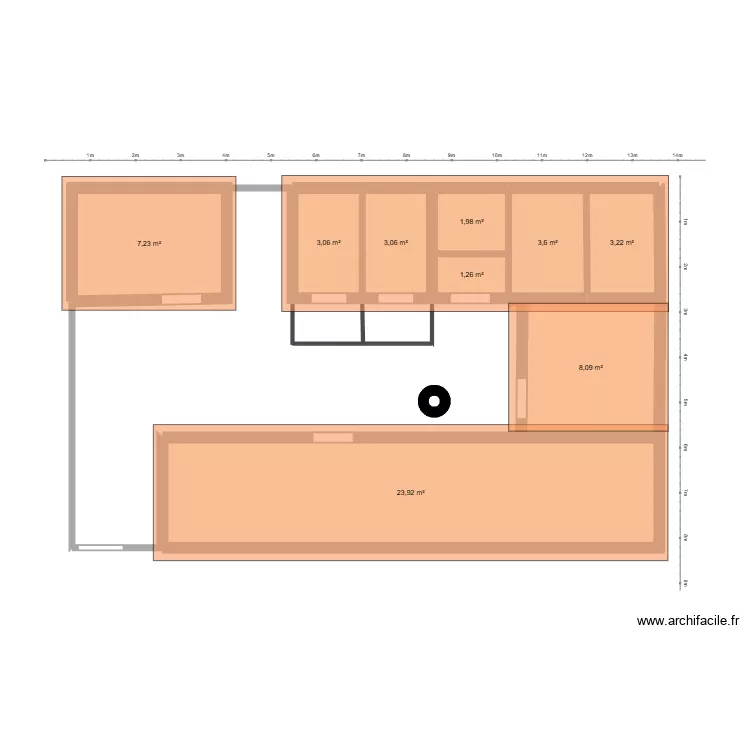 Plan 1. Plan de 9 et 55 m² Plan 1. Plan de 9 et 55 m²