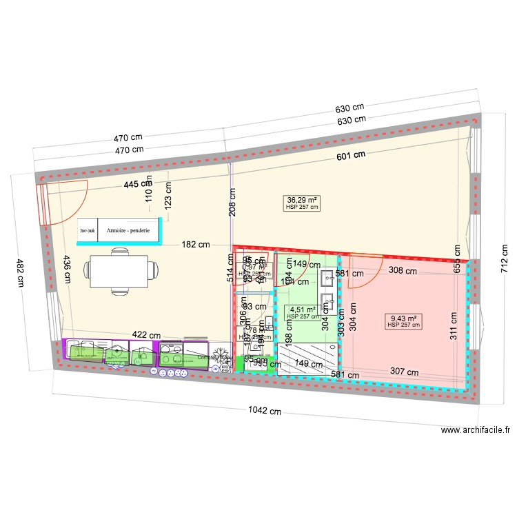 appartement mouja plan base. Plan de 0 pièce et 0 m2