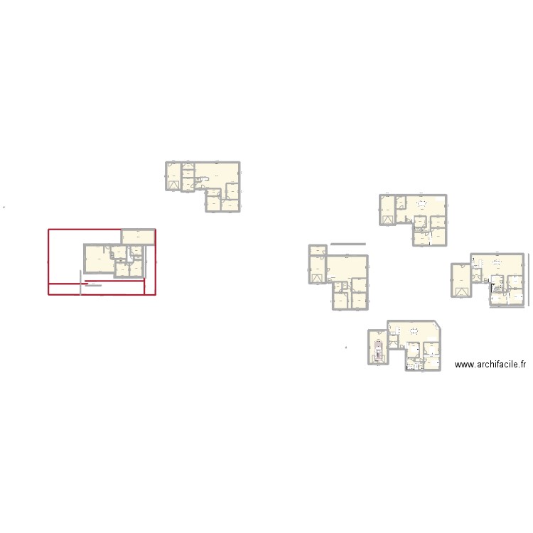 Maison 1 Mohon. Plan de 48 pièces et 1014 m2