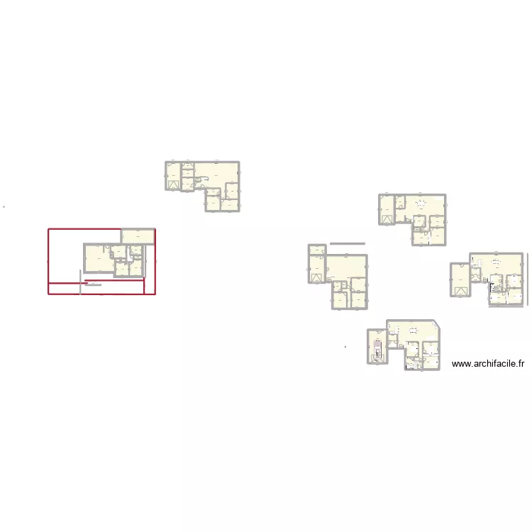 Maison 1 Mohon. Plan de 