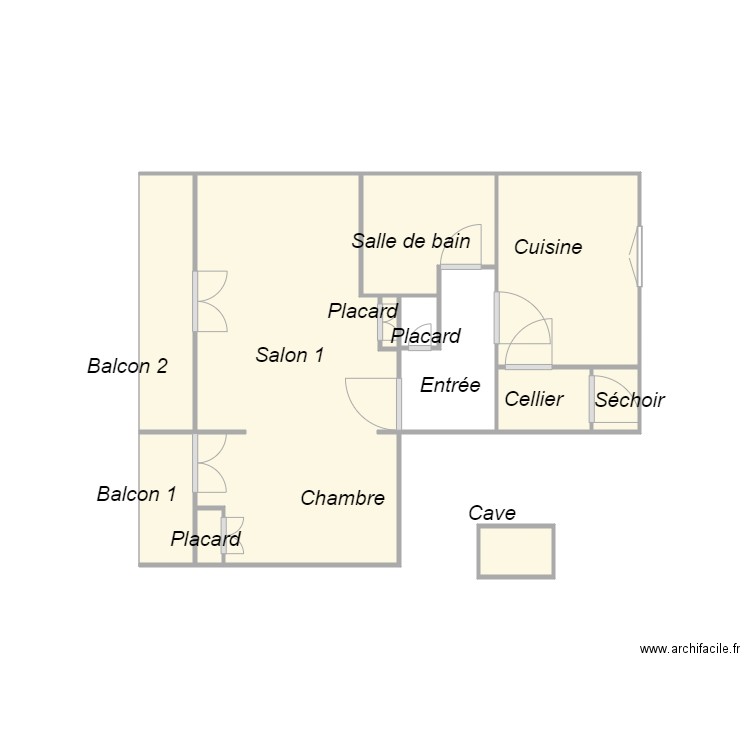 Croquis NOTARIO. Plan de 0 pièce et 0 m2