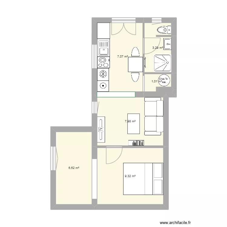 appart essai 2. Plan de 