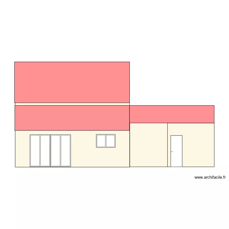 facade ouest ok. Plan de facade ouest ok. Plan de