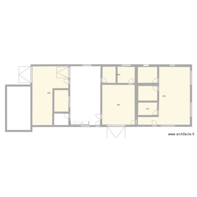 cabane a sucre. Plan de 12 pièces et 350 m2