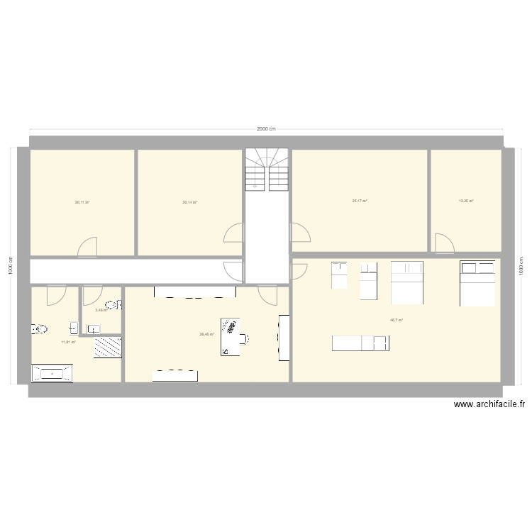 plan 3. Plan de 0 pièce et 0 m2