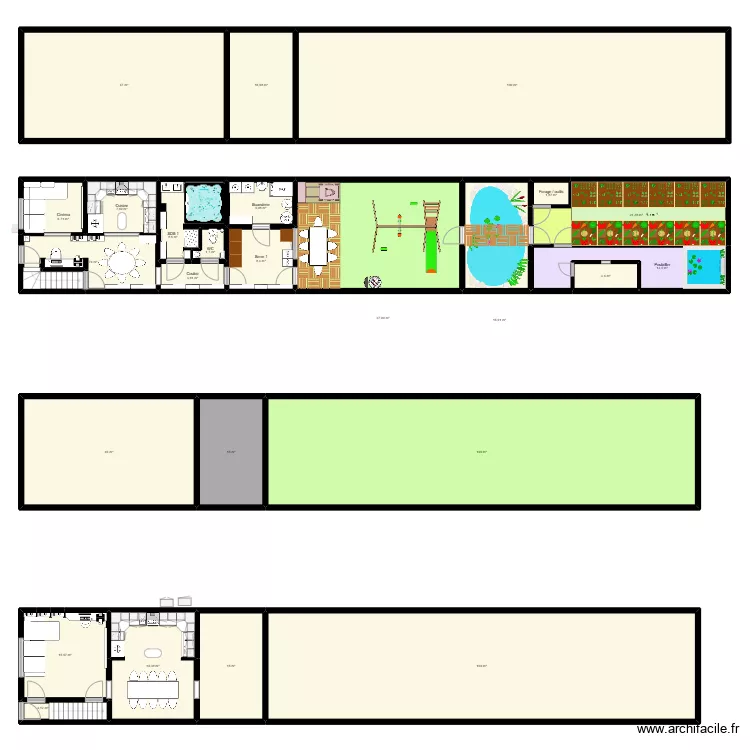 Maison minimum vital. Plan de 