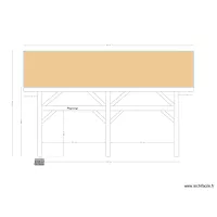 Projet Abris de jardin. Fa&ccedil;ade sud