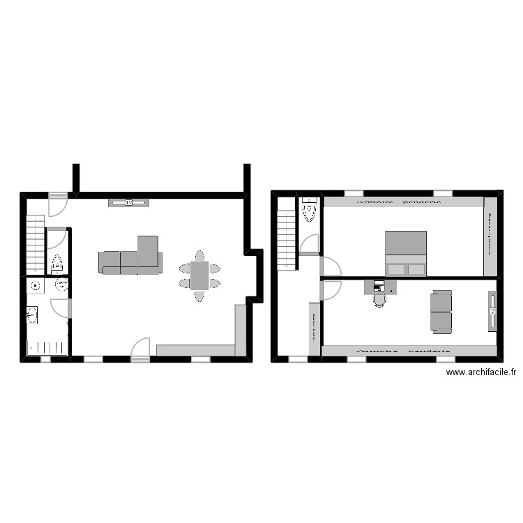 cvdfb dgb. Plan de 7 pièces et 130 m2