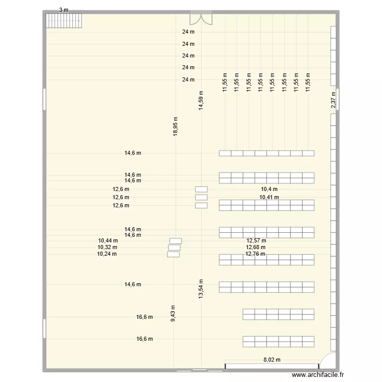mag. Plan de 1 Pièce et 732 m² mag. Plan de 1 Pièce et 732 m²