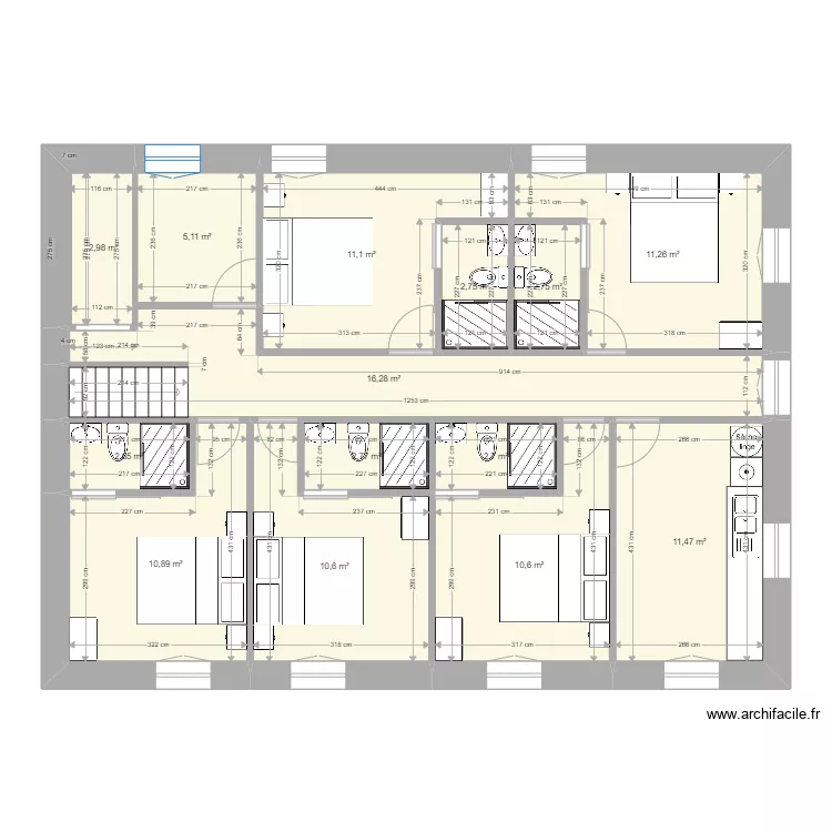chambre d'hote cistri&egrave;res. Plan de 