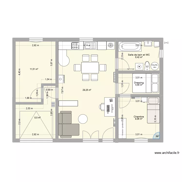 cta3. Plan de 6 et 69 m² cta3. Plan de 6 et 69 m²