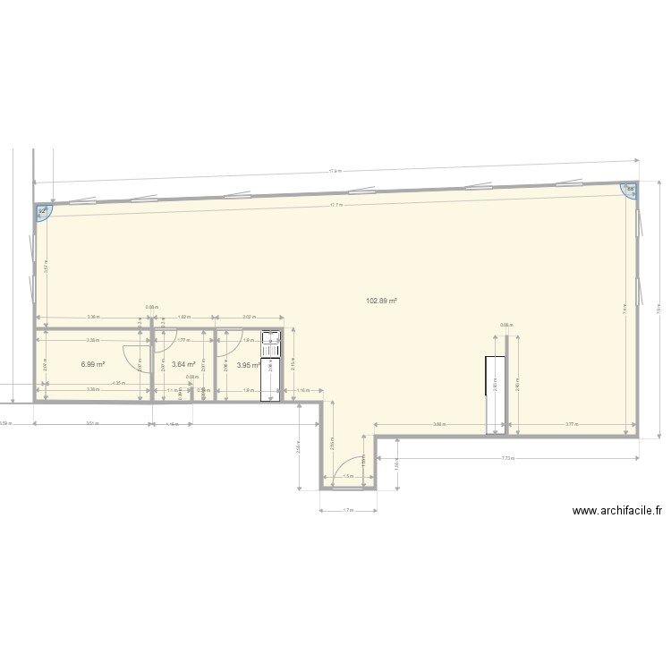 BUREAU B13-14. Plan de 0 pièce et 0 m2