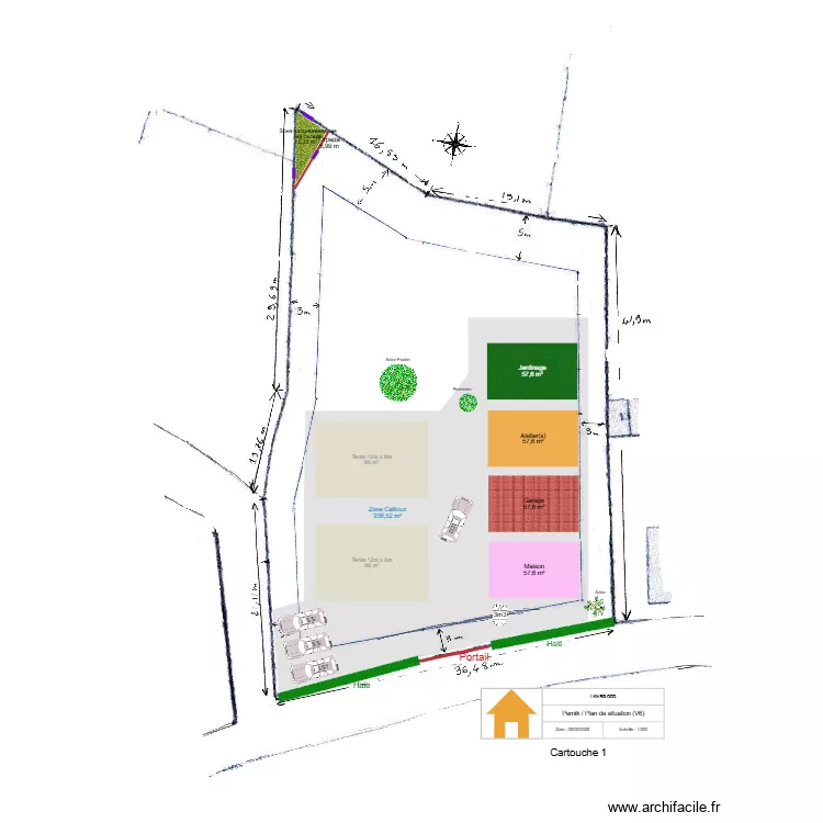 Pernik - Plan de situation - V6 (FR). Plan de 