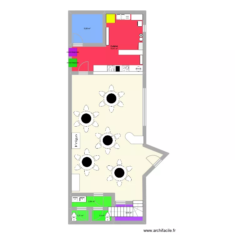 prmi&egrave;re &eacute;tage. Plan de 7 pièces et 92 m²