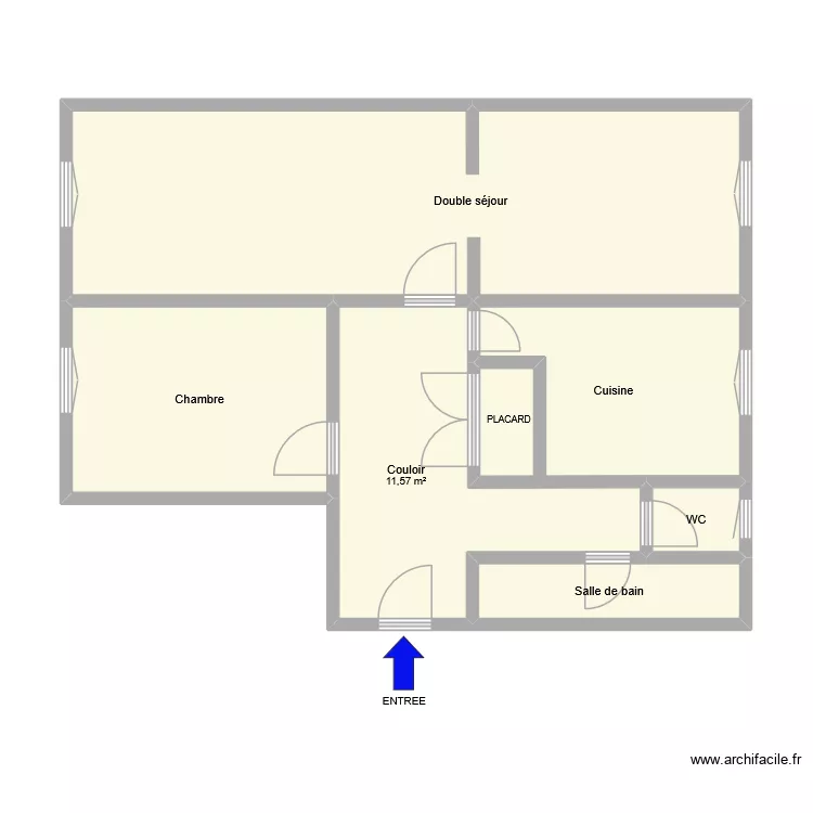CASTESSE ANAIS. Plan de 6 et 64 m² CASTESSE ANAIS. Plan de 6 et 64 m²