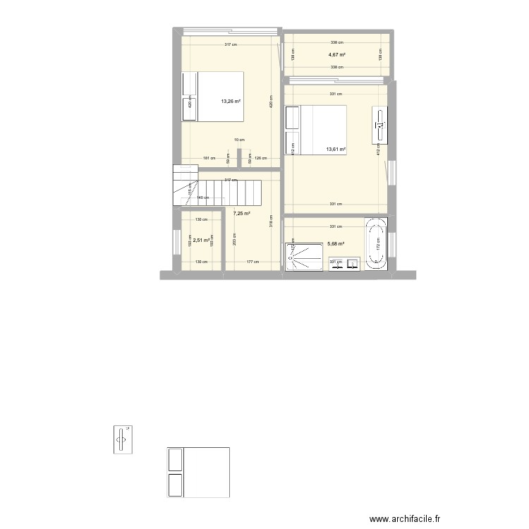 pucchini 2024 etage. Plan de 0 pièce et 0 m2