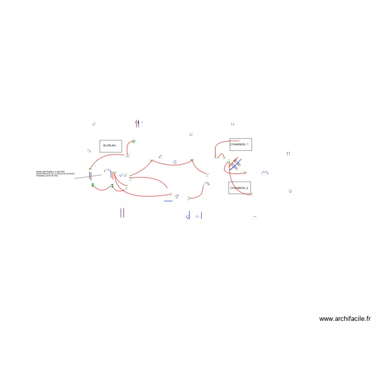 PLAN ELEC FRANQUE ETAGE. Plan de PLAN ELEC FRANQUE ETAGE. Plan de