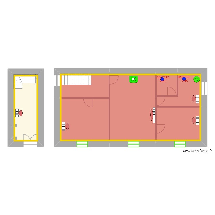 GARIGUES Christophe - SORGES - ETAGE. Plan de 0 pièce et 0 m2 GARIGUES Christophe - SORGES - ETAGE. Plan de 0 pièce et 0 m2