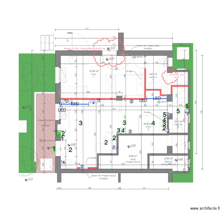 Shalom Aleihem. Plan de 0 pièce et 0 m2