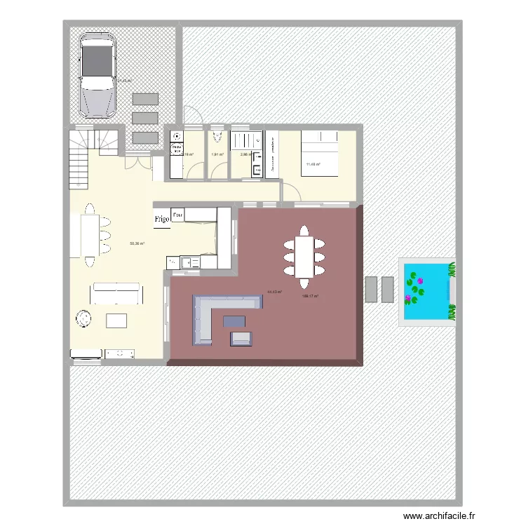 Margot House proposition 1. Plan de 