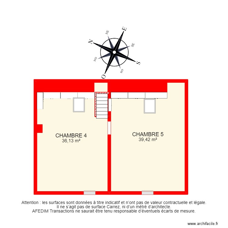 BI 16381 - . Plan de 53 pièces et 522 m2