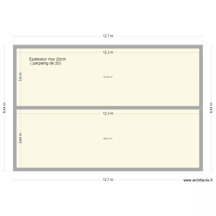 FERREIRA. Plan de 14  et 288 m²