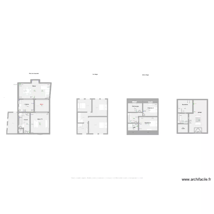 Plans maison Nivelles - Rez. Plan de 17  et 469 m²
