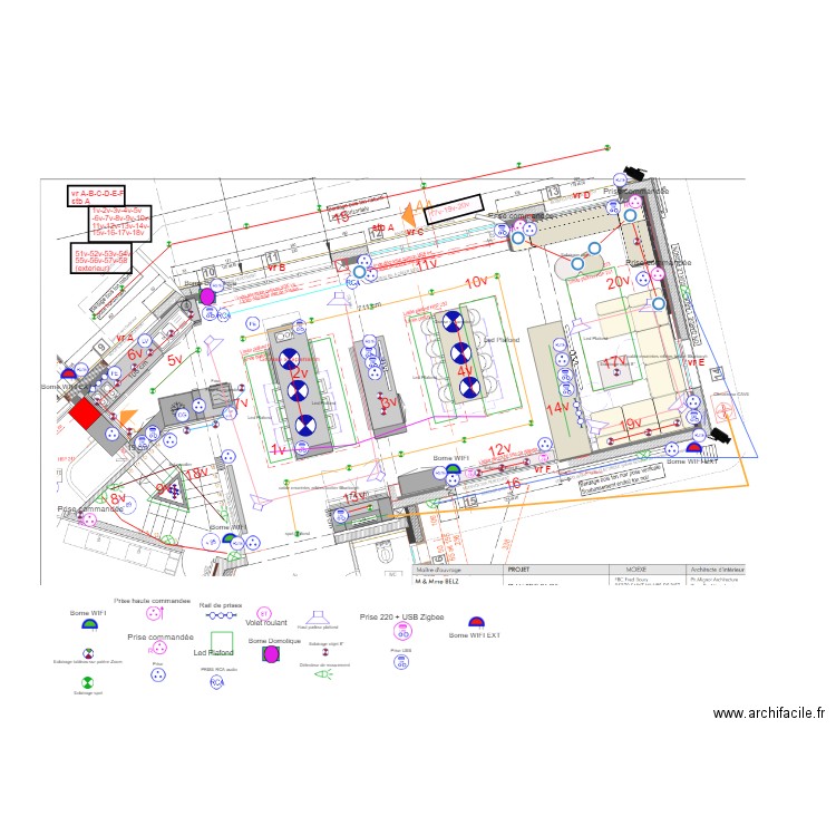 plan amenagement cuisine elec 1223 df v3. Plan de 0 pièce et 0 m2