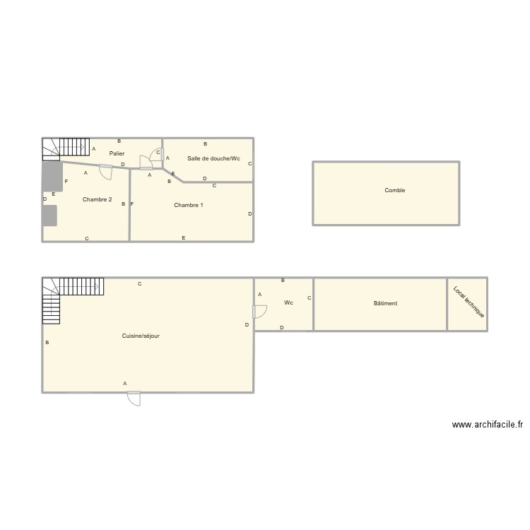 761300230. Plan de 11 pièces et 37 m2