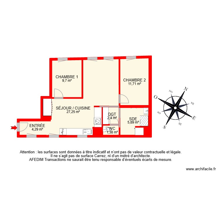 BI 32918 -. Plan de 0 pièce et 0 m2