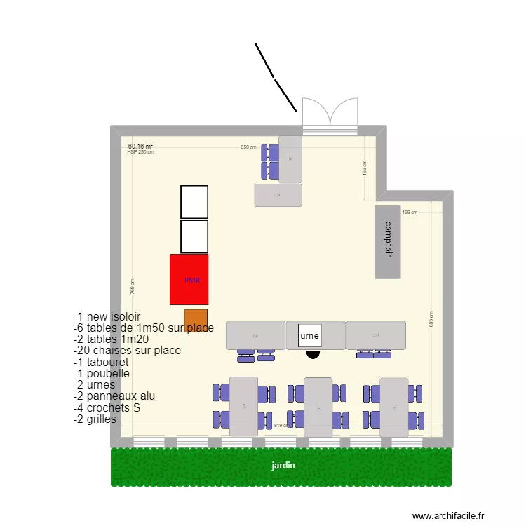 le square. Plan de le square. Plan de